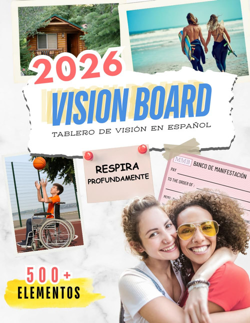 Vision Board 2026 – Tablero de Vision en Español para Adultos