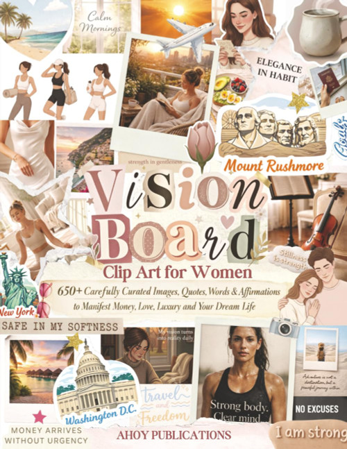 Vision Board Clip Art for Women: 650+ Carefully Curated Images