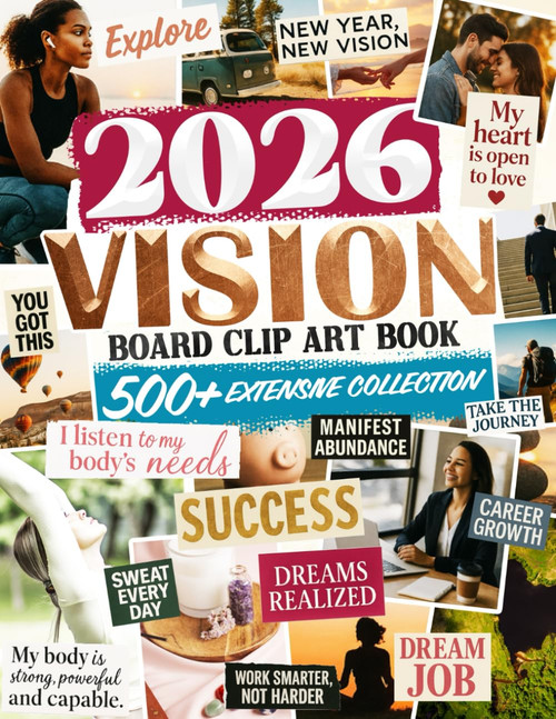 Vision Board Supplies & Clip Art 2026
