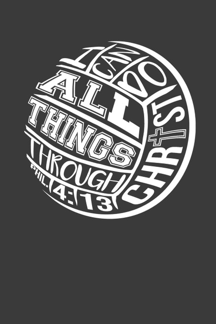 Volleyball Notebook: Bible Verse Lined Journal Diary Notebook 120 Pages