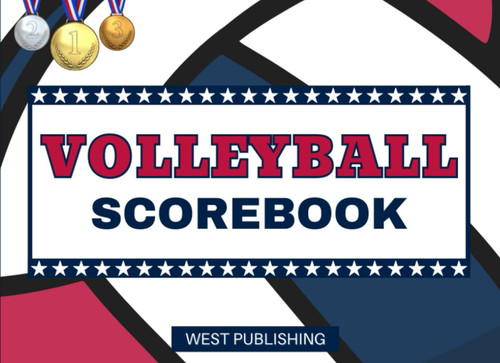 Volleyball Scorebook: High School and Middle School Stats Sheets for