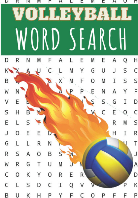 Volleyball Word Search: 40 puzzles | Challenging Puzzle Book for Adults
