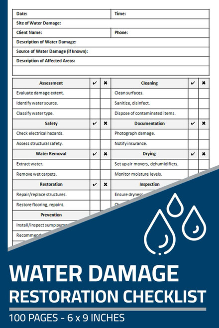 Water Damage Restoration Checklist