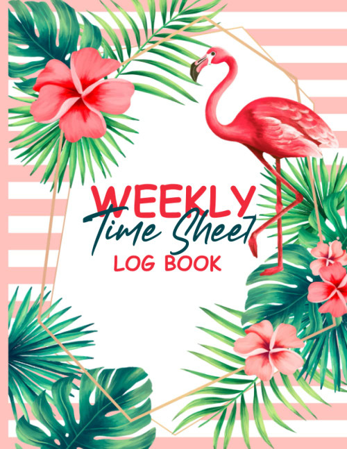 weekly time sheet log book for simple employee