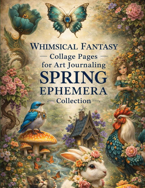 Whimsical Fantasy Spring Ephemera Collection
