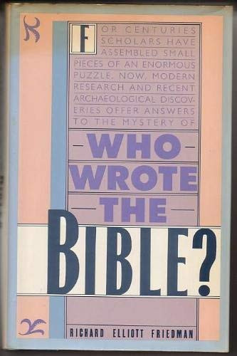 Who Wrote the Bible?