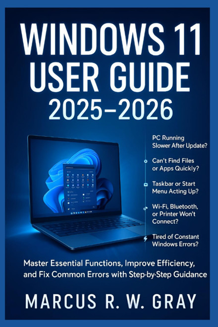 WINDOWS 11 USER GUIDE 2025-2026: Master Essential Functions