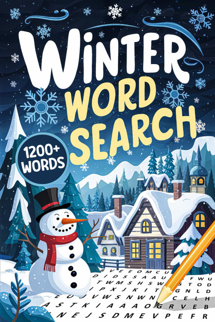 Winter Word Search for Adults 1200+ Words