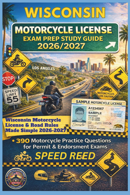 Wisconsin Motocycle Exam Prep Study Guide 2026/2027