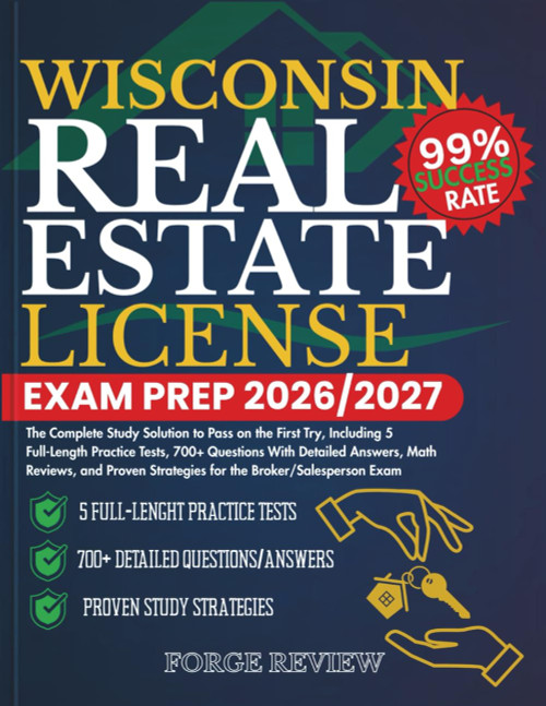 WISCONSIN Real Estate License Exam Prep 2026/2027