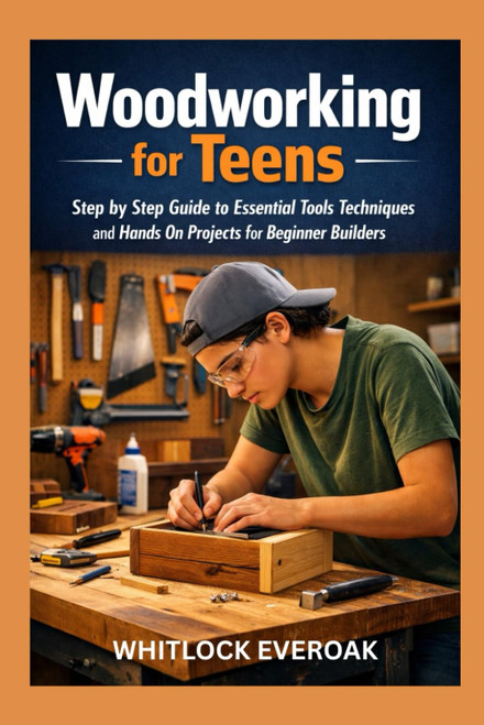 Woodworking for Teens: A Step by Step Guide to Essential Tools Techniques