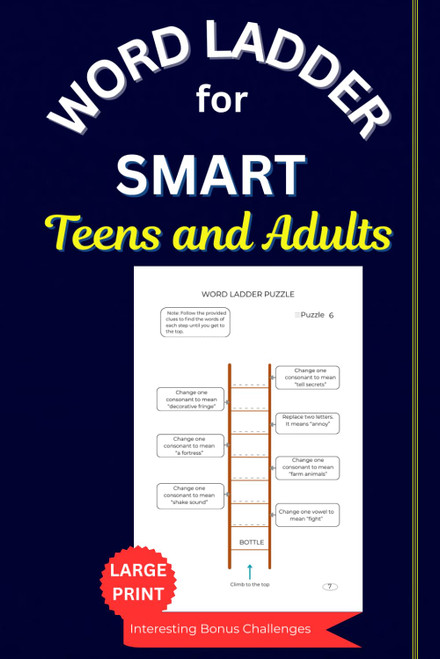 WORD LADDER FOR SMART TEENS AND ADULTS