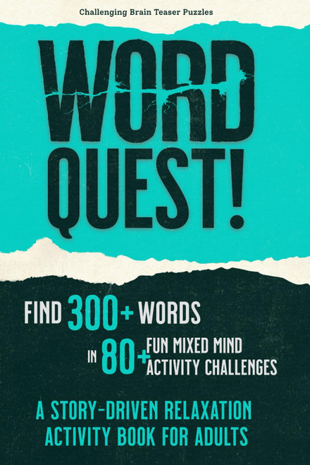 Word Quest! A Story-Driven Relaxation Activity Book for Adults with