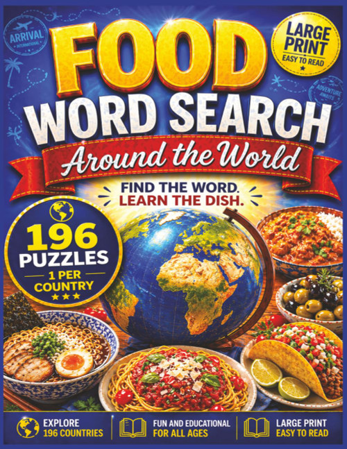 Word Search Food Around The World