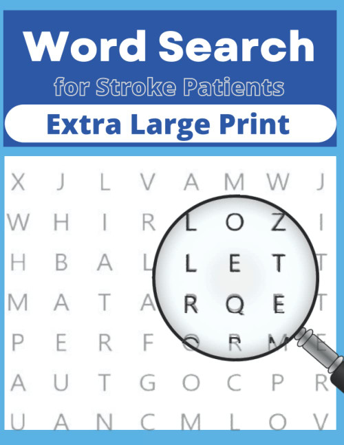Word Search for Stroke Patients - Stroke Activity Book - A Puzzle Book to