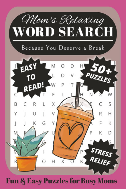 Word Search Puzzle Book for Moms