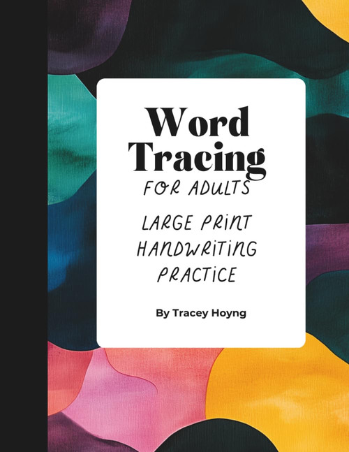 Word Tracing Workbook for Adults