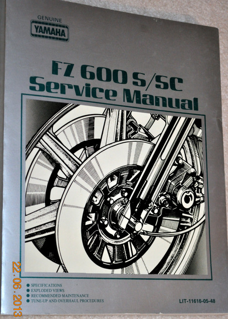 Yamaha FJ, FZ, XJ, & YX600 Radian Owners Workshop Manual