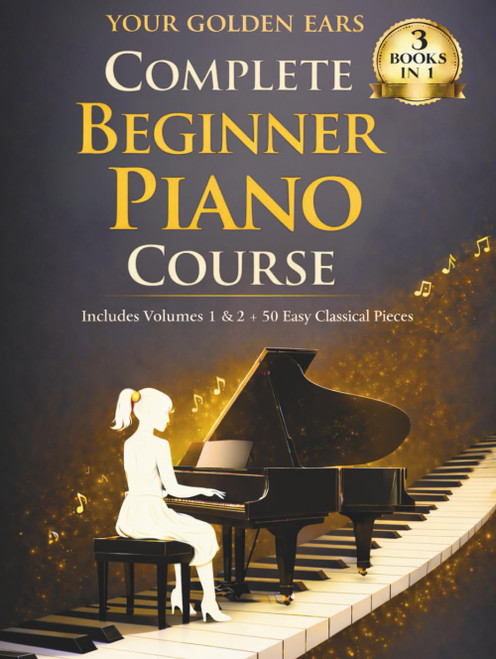 Your Golden Ears: Complete Beginner Piano Course: Volumes 1 & 2 + A