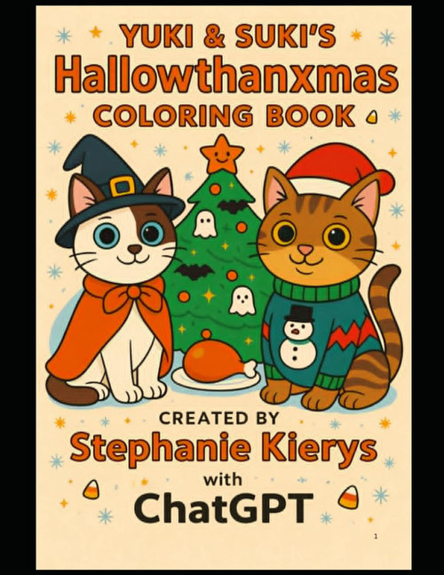 Yuki & Suki's Hallowthanxmas Coloring Book