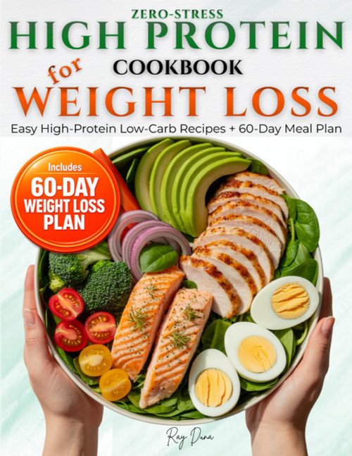 Zero-Stress High Protein Cookbook for Weight Loss: 70 Easy