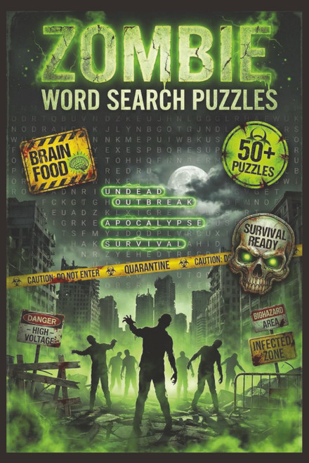 Zombie Word Search Book: 50+ Puzzles Celebrating Zombie Movies