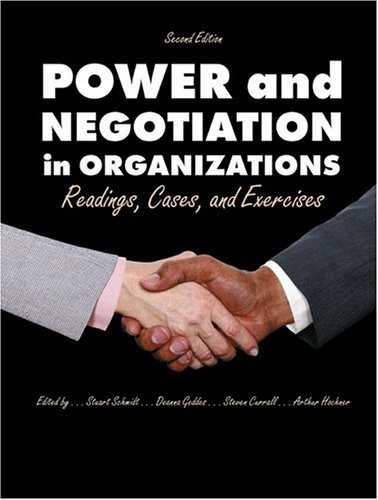 Power And Negotiation In Organizations
