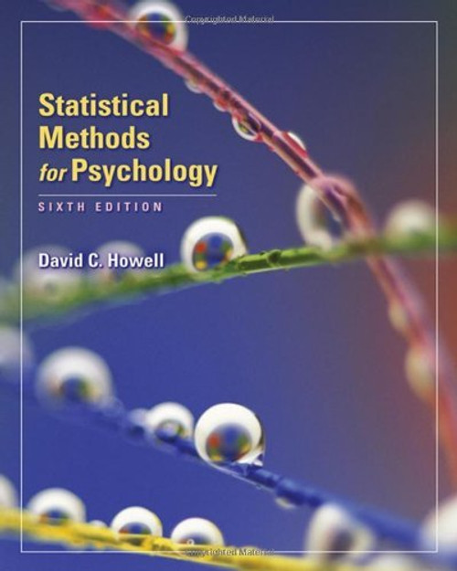 Statistical Methods For Psychology