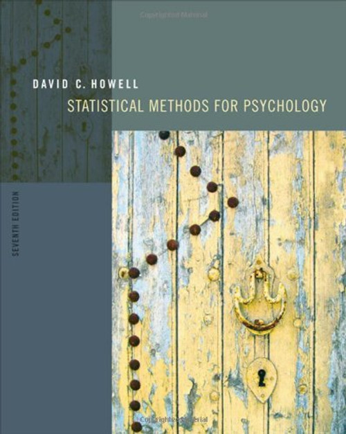 Statistical Methods For Psychology