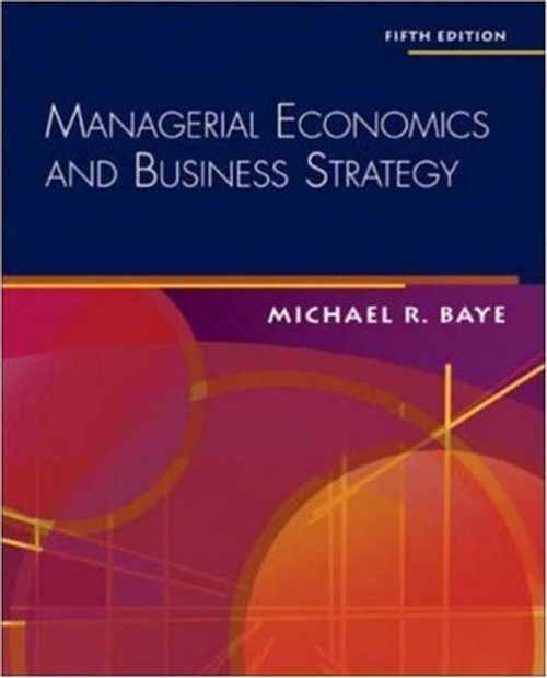 Managerial Economics And Business Strategy