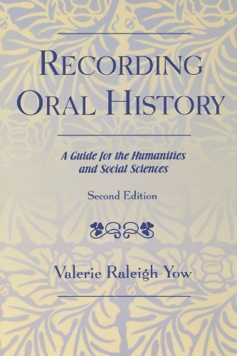 Recording Oral History