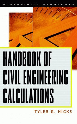 Handbook Of Civil Engineering Calculations