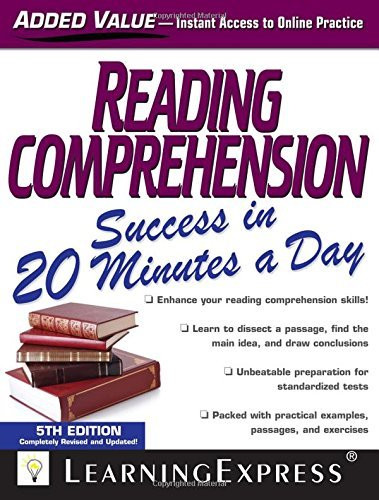 Reading Comprehension Success In 20 Minutes A Day