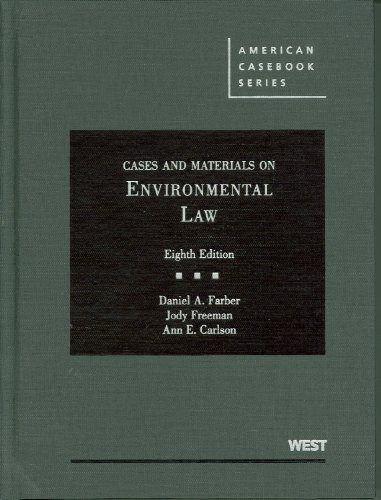 Cases And Materials On Environmental Law
