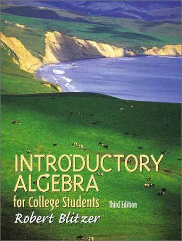 Introductory Algebra For College Students