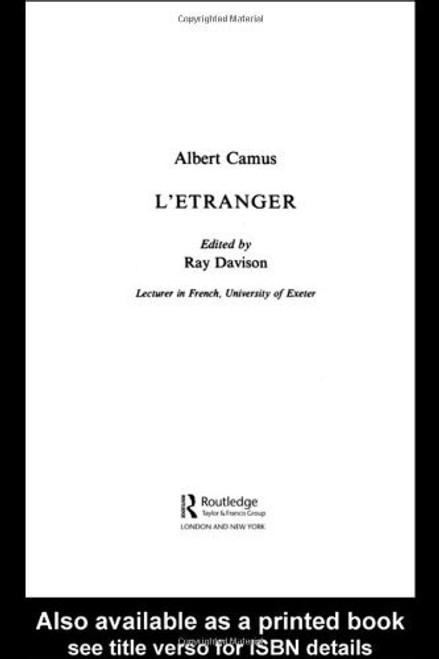 L'Etranger