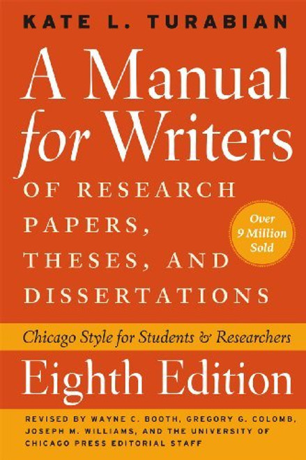 Manual For Writers Of Research Papers Theses And Dissertations