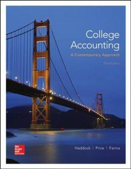 College Accounting A Contemporary Approach