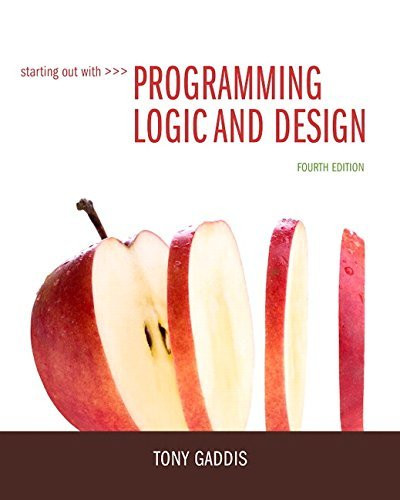 Starting Out With Programming Logic And Design
