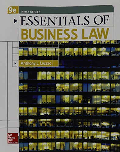 Essentials Of Business Law