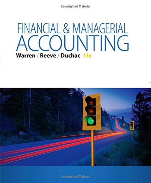 Financial And Managerial Accounting