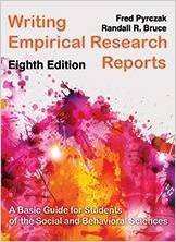 Writing Empirical Research Reports