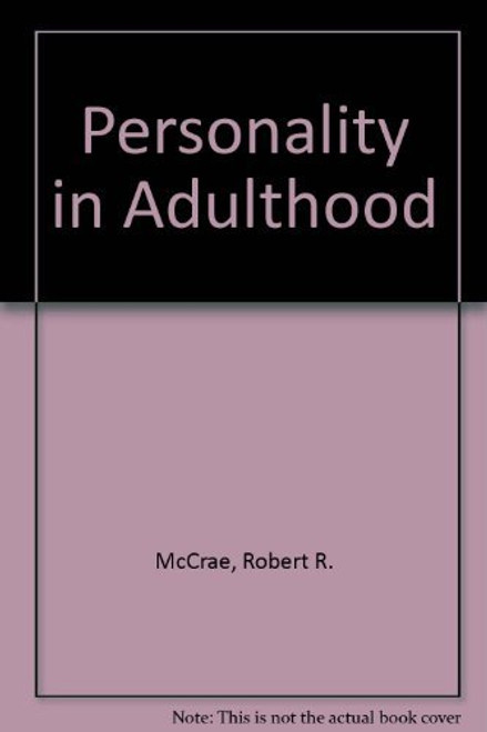 Personality in Adulthood