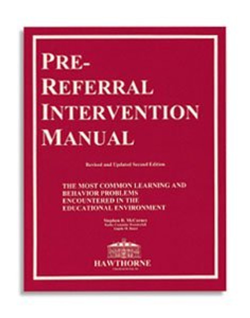 Pre-Referral Intervention Manual