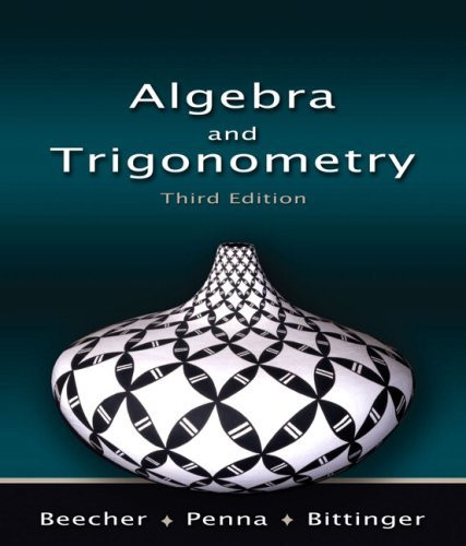 Algebra And Trigonometry