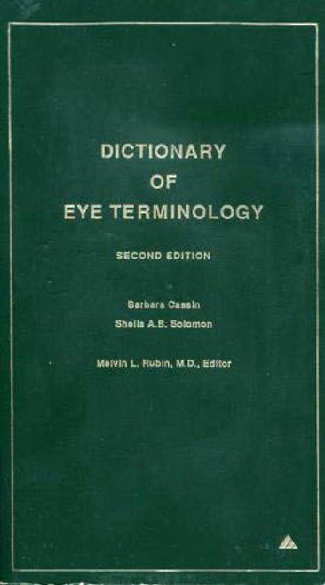 Dictionary Of Eye Terminology