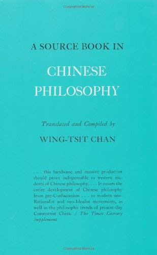 Source Book In Chinese Philosophy