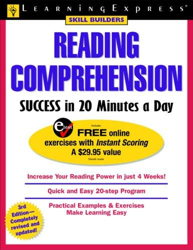 Reading Comprehension Success In 20 Minutes A Day
