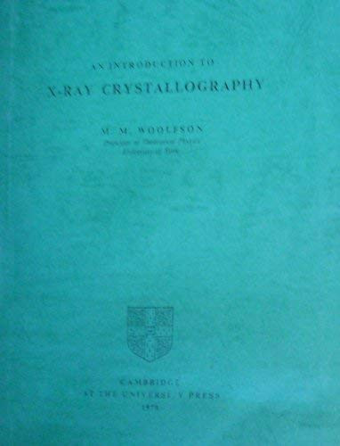 Introduction To X-Ray Crystallography