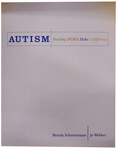 Autism: Teaching Makes a Difference